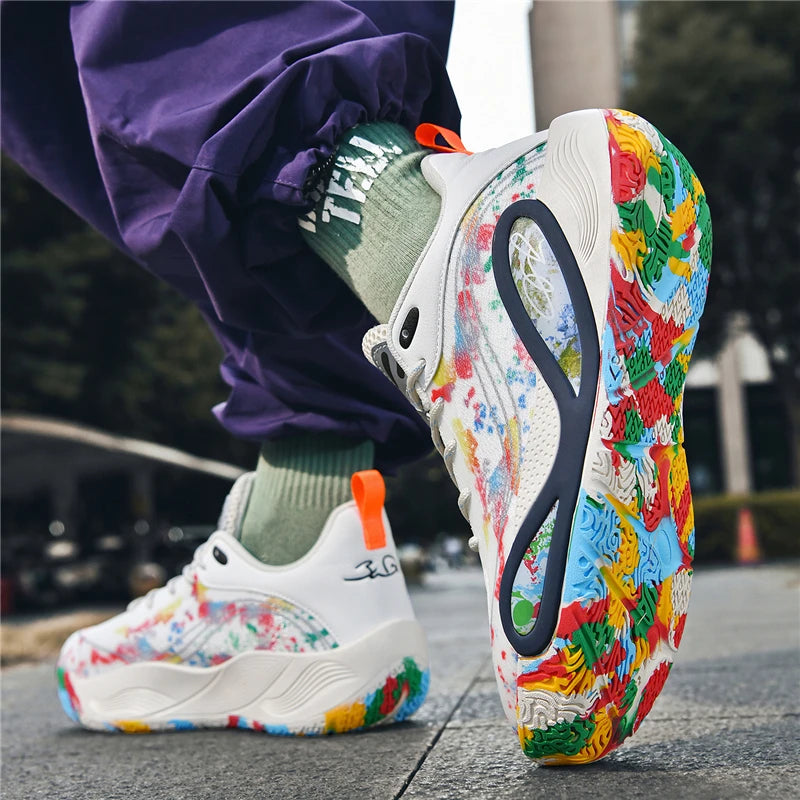 Men's Basketball Shoes Breathable Cushioning Non-Slip Wearable